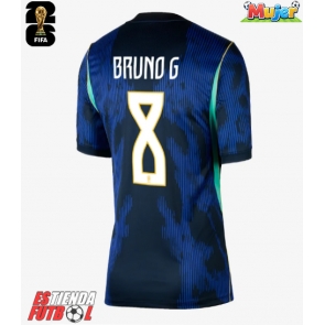 Brasil Bruno Guimaraes #8 Segunda Equipación Mujer Mundial 2026 Manga Corta